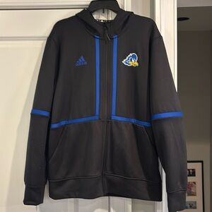 Men's University of Delaware full zip hoodie/Jacket, L, never worn